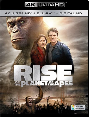 Rise of the Planet of the Apes [Includes Digital Copy] [4K Ultra HD Blu-ray/Blu-ray] [2 Discs] [2011]