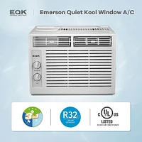 Emerson Quiet Kool - 150 Sq. Ft. Window Air Conditioner - White