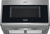 Whirlpool - 1.9 Cu. Ft. Convection Over-the-Range Microwave - Stainless Steel