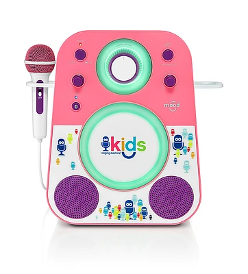 Singing Machine - Kids Mood Bluetooth Karaoke System - Pink/Purple