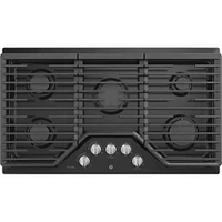 GE - Profile Series 36" Built-In Gas Cooktop - Black