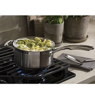 GE - Profile Series 36" Built-In Gas Cooktop - Black