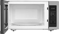 Whirlpool - 1.6 Cu. Ft. Full-Size Microwave - Stainless Steel