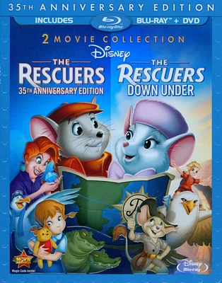 Rescuers: 35th Anniversary Edition/The Rescuers Down Under [3 Discs] [Blu-ray/DVD]