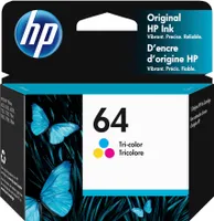 HP - 64 Standard Capacity Ink Cartridge - Tri-Color