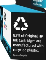 HP - 64 Standard Capacity Ink Cartridge - Tri-Color