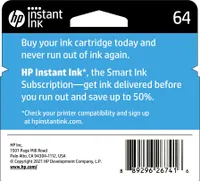 HP - 64 Standard Capacity Ink Cartridge - Tri-Color