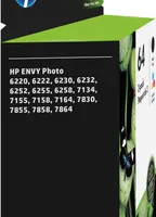 HP - 64 2-Pack Standard Capacity Ink Cartridges - Black & Tri-Color