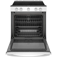 Whirlpool - 6.4 Cu. Ft. Self-Cleaning Slide-In Electric Convection Range