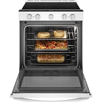 Whirlpool - 6.4 Cu. Ft. Self-Cleaning Slide-In Electric Convection Range