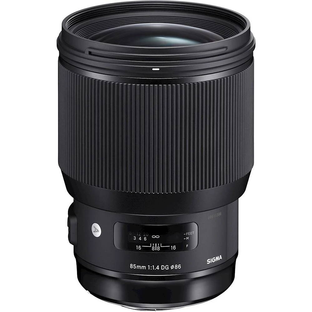 Sigma - Art 85mm F1.4 DG HSM | A Standard Prime Lens for Nikon DSLRs - Black