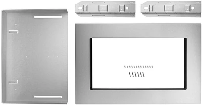 Whirlpool - 26.9" Trim Kit - Stainless steel