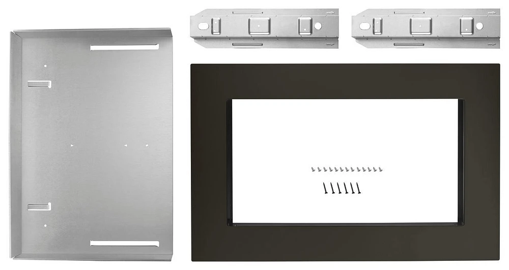 Whirlpool - 27" Trim Kit - Black Stainless Steel