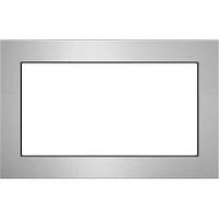 GE - 27" Built-In Microwave Trim Kit - Stainless Steel