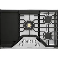 Monogram - 30" Built-In Gas Cooktop with 5 burners - Stainless Steel