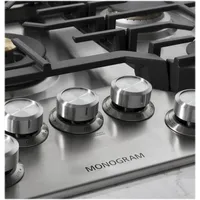 Monogram - 30" Built-In Gas Cooktop with 5 burners - Stainless Steel