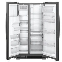 Whirlpool - 24.6 Cu. Ft. Side-by-Side Refrigerator with Water and Ice Dispenser