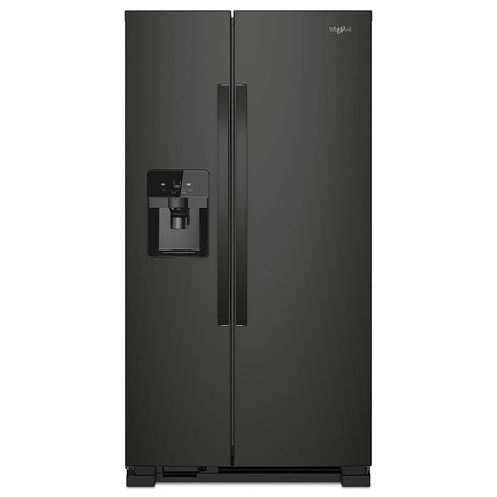 Whirlpool - 24.6 Cu. Ft. Side-by-Side Refrigerator with Water and Ice Dispenser