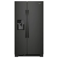Whirlpool - 24.6 Cu. Ft. Side-by-Side Refrigerator with Water and Ice Dispenser