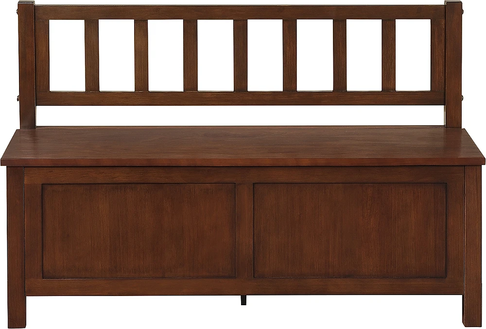 Simpli Home - Artisan Entryway Bench - Lacquer, Medium Auburn Brown