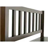 Simpli Home - Artisan Entryway Bench - Lacquer, Medium Auburn Brown