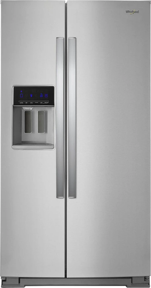 Whirlpool - 20.6 Cu. Ft. Side-by-Side Counter-Depth Refrigerator