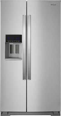 Whirlpool - 20.6 Cu. Ft. Side-by-Side Counter-Depth Refrigerator