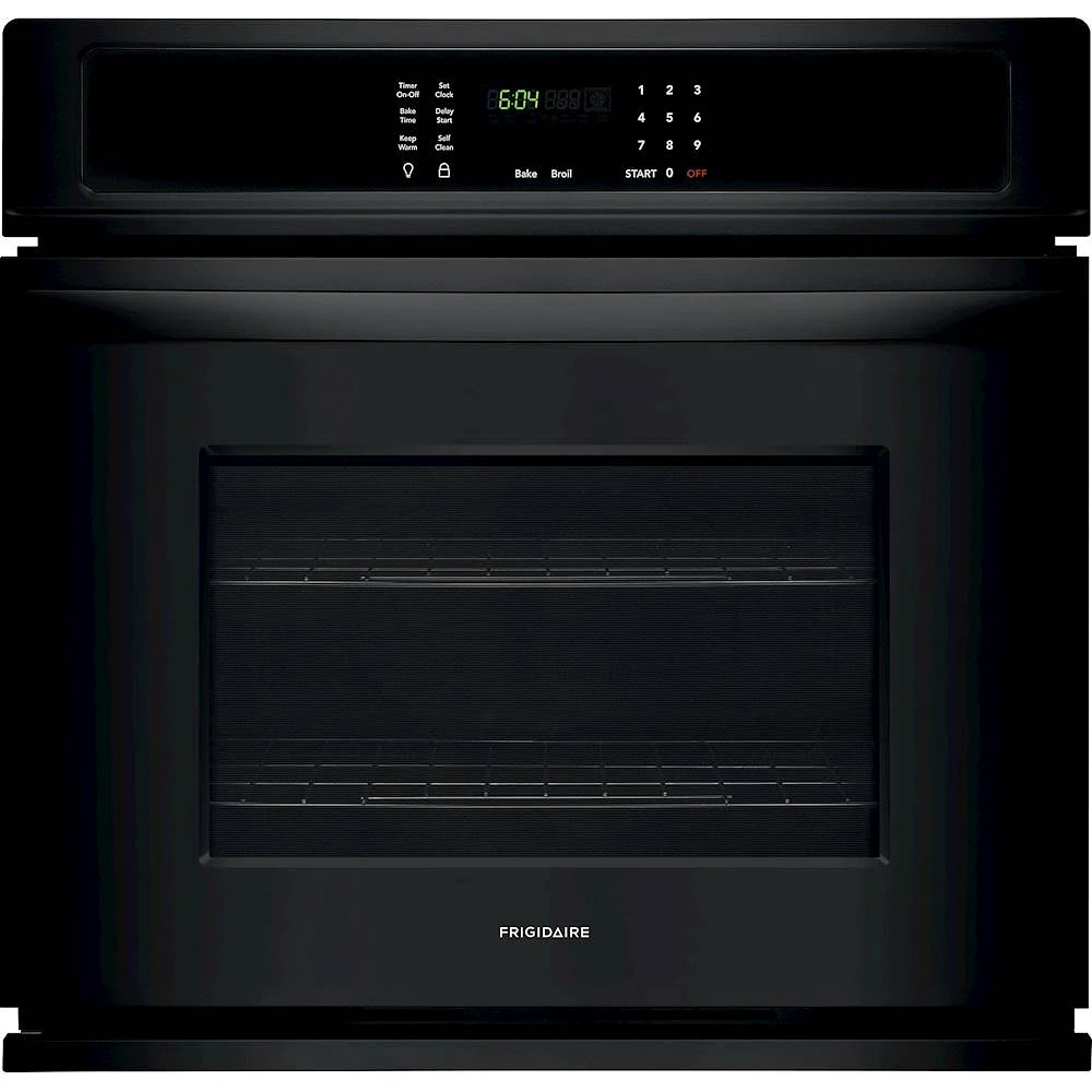 Frigidaire - 30" Built-In Single Electric Wall Oven - Black