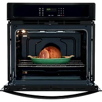 Frigidaire - 30" Built-In Single Electric Wall Oven - Black