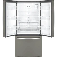 GE - Cu. Ft. French Door Counter-Depth Refrigerator