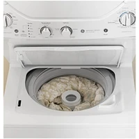 GE - Cu. Ft. Top Load Washer and Cu. Ft. Electric Dryer Laundry Center