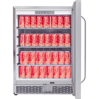 Whynter - 175-Can Beverage Cooler - Stainless Steel