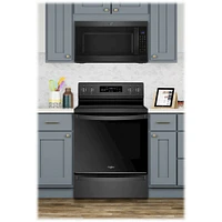 Whirlpool - 6.4 Cu. Ft. Self-Cleaning Freestanding Electric Convection Range