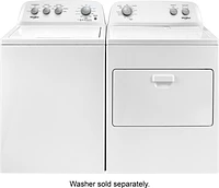 Whirlpool - 7 Cu. Ft. 12-Cycle Electric Dryer - White