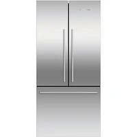 Fisher & Paykel - ActiveSmart Cu. Ft. French Door Counter-Depth Refrigerator