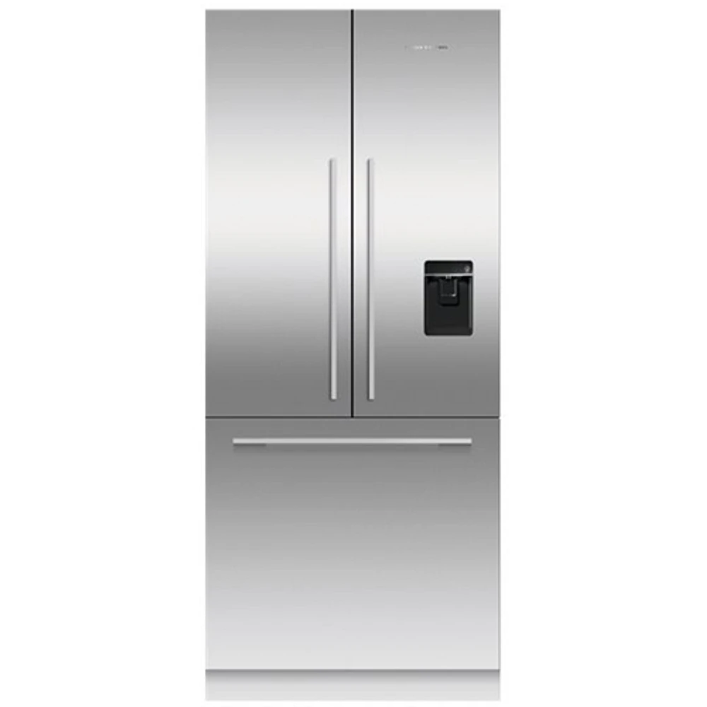 Fisher & Paykel - ActiveSmart 16.8 Cu. Ft. French Door Built-In Refrigerator