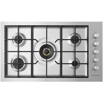 Fisher & Paykel - 35.4" Gas Cooktop