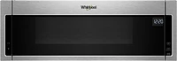 Whirlpool - 1.1 Cu. Ft. Low Profile Over-the-Range Microwave Hood Combination