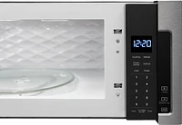 Whirlpool - 1.1 Cu. Ft. Low Profile Over-the-Range Microwave Hood Combination