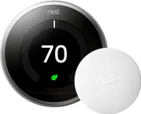 Google - Nest Temperature Sensor - White