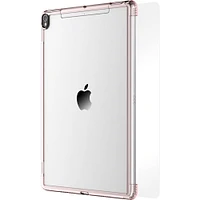 SaharaCase - Clear Case with Glass Screen Protector for Apple® iPad® Pro 12.9" - Clear Rose Gold