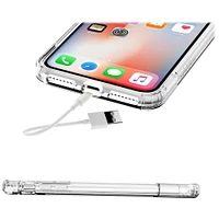 SaharaCase - Inspire Case with Glass Screen Protector for Apple® iPhone® X and XS - Clear