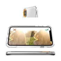 SaharaCase - Inspire Case with Glass Screen Protector for Apple® iPhone® X and XS - Clear