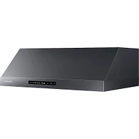 Samsung - 36" Range Hood with WiFi and Bluetooth - Black Stainless Steel