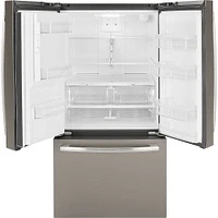 GE - 25.6 Cu. Ft. French Door Refrigerator