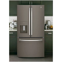 GE - 25.6 Cu. Ft. French Door Refrigerator