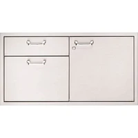 Lynx - Professional 42" Door Drawers Combination - Stainless steel