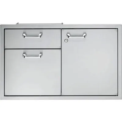 Lynx - 36" Door Drawer Accessory - Stainless Steel