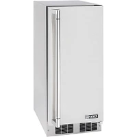 Lynx - Professional 14.9" 39-Lb. Built-In Icemaker - Stainless Steel