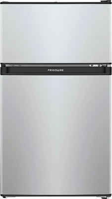 Frigidaire - 3.1 Cu. Ft. Mini Fridge with Built-In Freezer - Silver